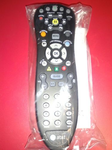 in 1 UNIVERSAL TV REMOTE CONTROL AT&T MOTOROLA BLACK  