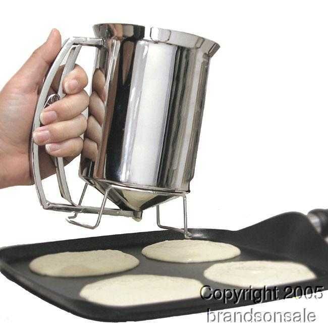 STAINLESS STEEL KITCHEN PANCAKE WAFFLE BATTER DISPENSER  