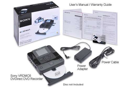 Sony VRD MC6 DVD Recorder **NEW IN BOX**  