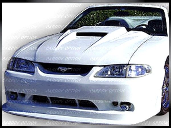    98 Ford Mustang AIT TYPE 5 Functional Ram Air Fiberglass Hood  