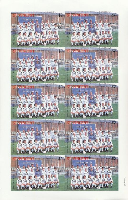 FOOTBALL Soccer ST VINCENT Progressive Proofs 38 Sheets To $2 MNH (380 