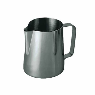 Espresso Milk Frothing Pitcher   12 Oz   Heavy Stainless Steel  