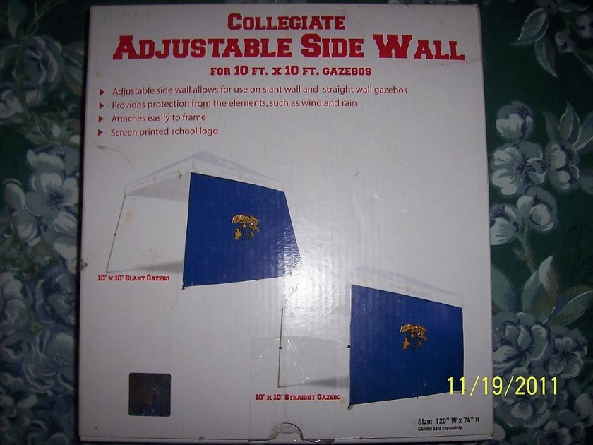   Kentucky Collegiate Adjustable Wall 10 x 10 Gazebo 727001300327  