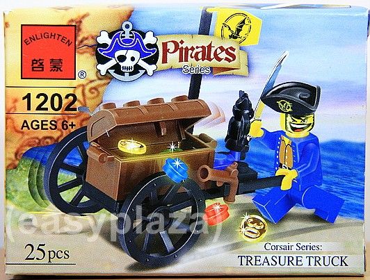 PIRATE SERIES (#1202) BUILDING BLOCKS BRICKS SET BRAND NEW ENLIGHTEN 