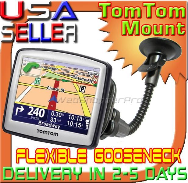 TomTom EASE & Start 3.5 GPS GooseNeck Suction Mount  