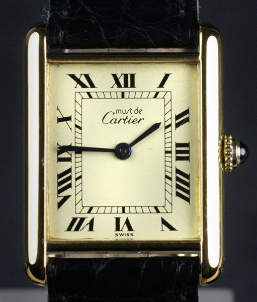 MUST DE CARTIER 18K YG MENS LARGE RRP £3,000  