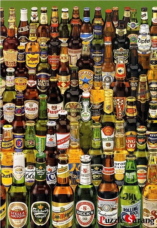 Jigsaw Puzzles 1000 Pieces Beer Collection  