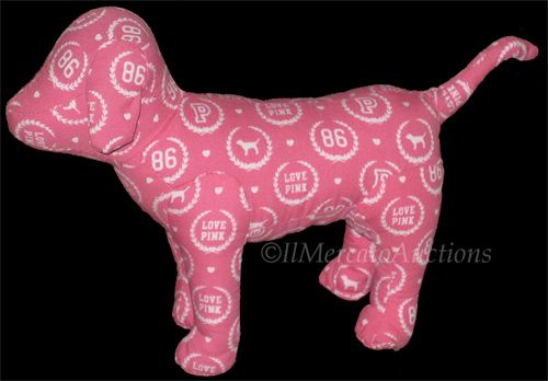   PINK Love DOG 86 Hearts Plush Stuffed Animal Toy 6 Puppy Mini  