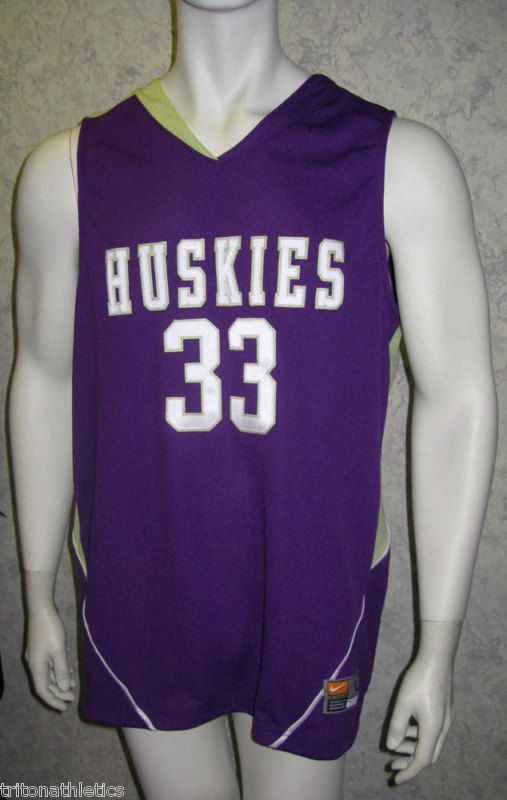 Mens Nike Huskies Pro Style Basketball Jersey Sz L NWT  