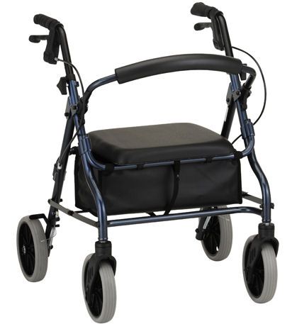 Nova Zoom 18 Foldable Rolling Walker Rollator  3 COLOR CHOICE NEW 