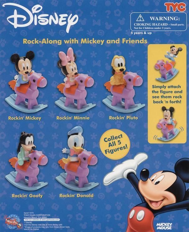 DISNEY MINI BABY MICKEY MOUSE ROCK ALONG CAKE TOPPERS  