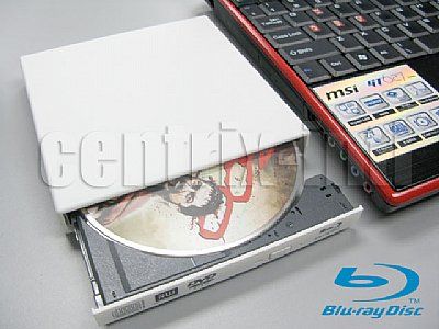 White External Panasonic UJ 260 6x Blu Ray player burner notebook 