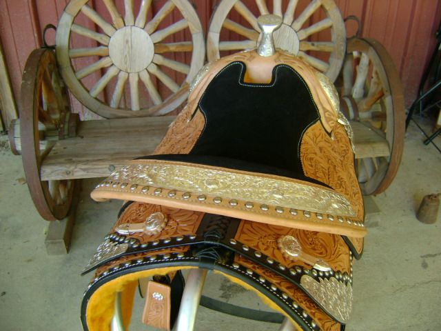   NEW 16 MONTANA WESTERN SILVER SHOW PARADE WESTERN SADDLE  