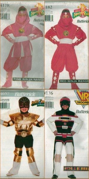   Ranger Halloween Costume Sewing Pattern Size 4 5 6 7 8 10 12 14  