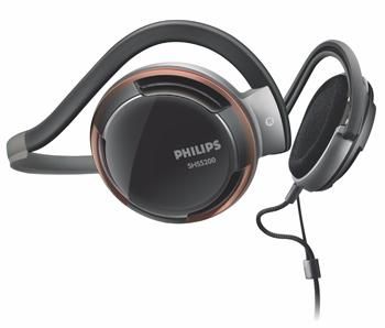 PHILIPS SHS5200*REFLECTIVE*RICH BASS NECKBAND HEADPHONE  