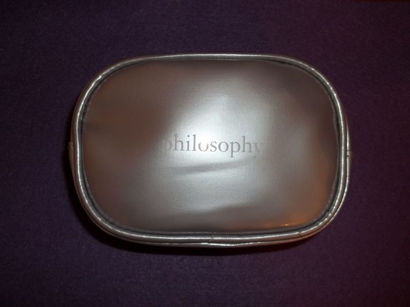 Silver/Gray Philosophy Cosmetic Bag, Case, Brand New  