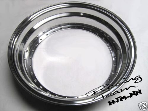 polished wheel lips shells rims dishes BBS 3.5x15 RS RM  