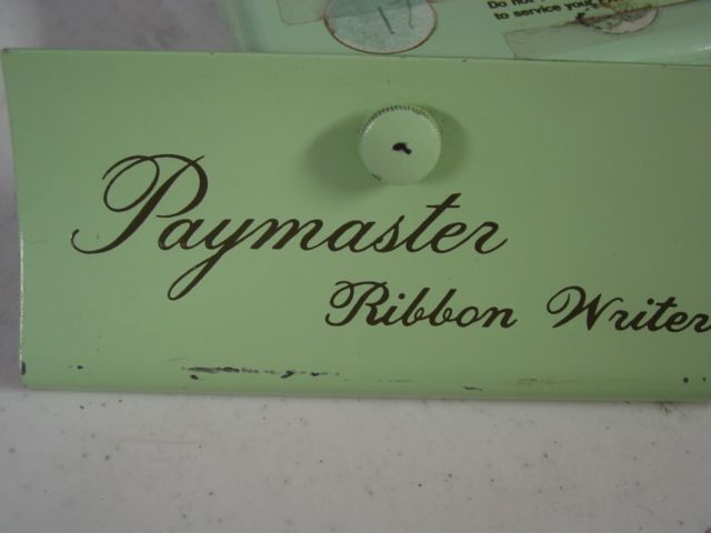 PAYMASTER 8000 VINTAGE RIBBON WRITER  