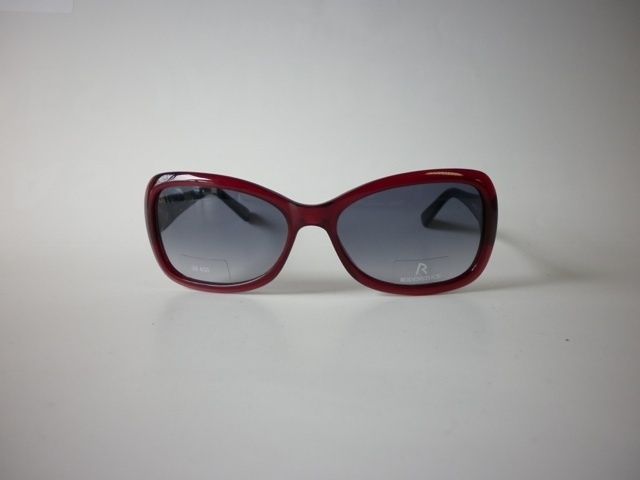 Shiny dark red, black RODENSTOCK ladies sunglasses  