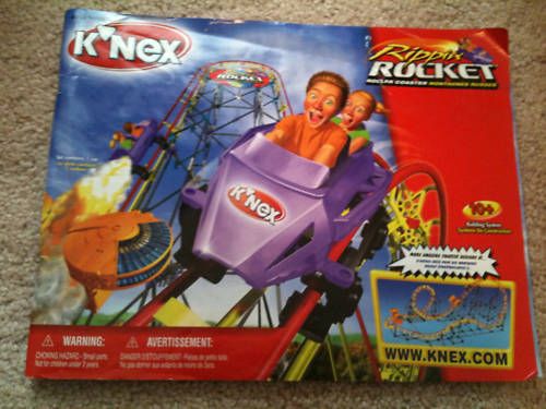 KNEX Rippin Rocket Roller Coaster Instruction Manual on PopScreen