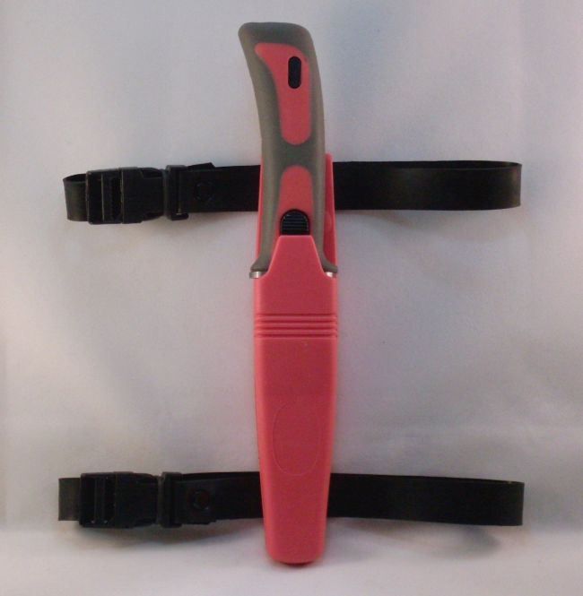 Scuba Diver Knife Pink Sheath Diving Gear Navy Seal Leg & Arm Straps 