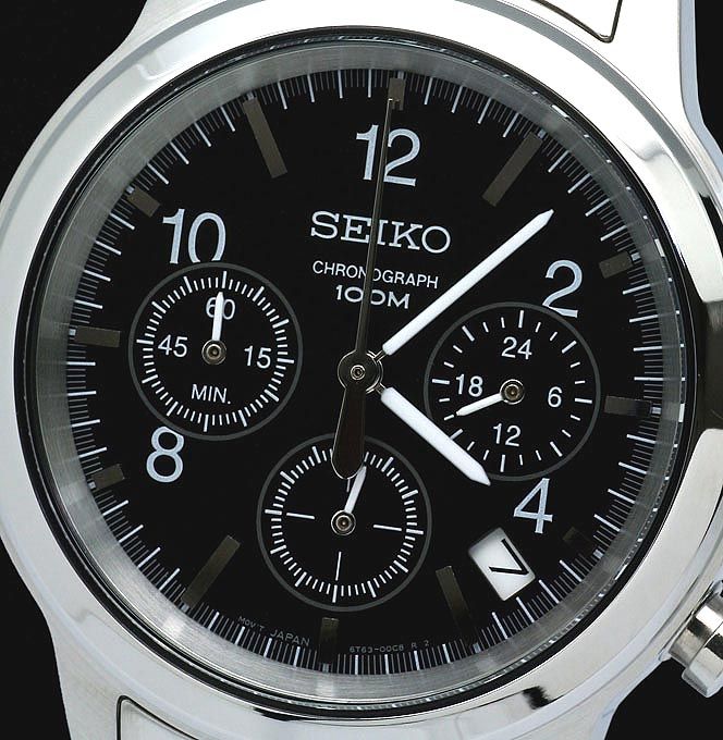 SEIKO 40mm BIG FACE Latest CALIBER 6T63 SPLIT SEC SPEEDCHRONO WATCH 