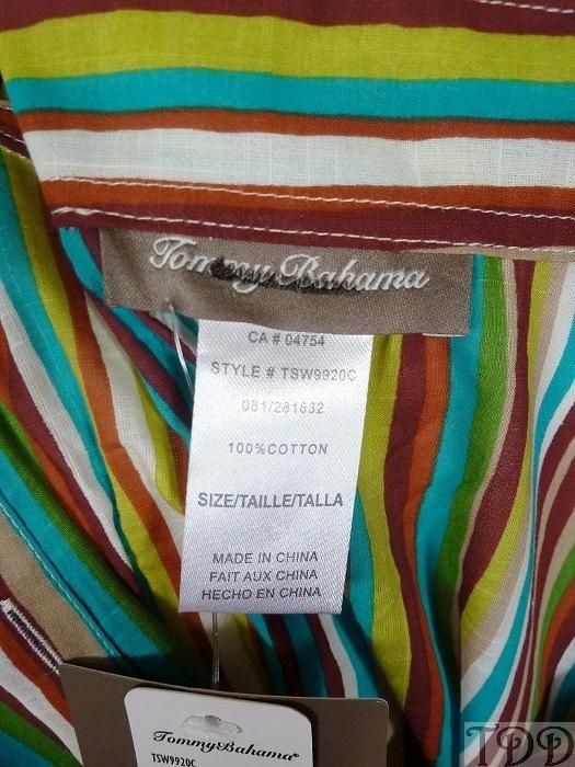 NWT $128 Tommy Bahama Striped Shirt Dress New XS 0 2 4  