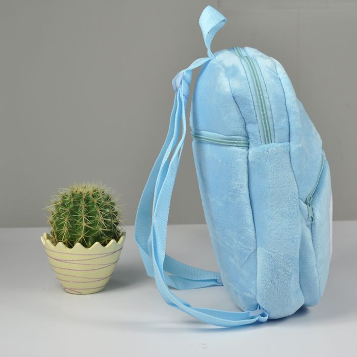 New The White hat Smurfs School Bag Plush Shoulders Bag Backpacks 
