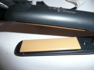 Silver Bullet Black Crystal Hair Straightening Iron NEW  