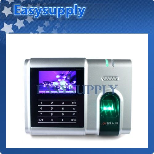   Fingerprint Employee Time Attendance Clock +USB +Brand New  