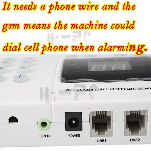   Auto Dial Home Security Alarm System Gas Smoke Door Detector Easy DIY