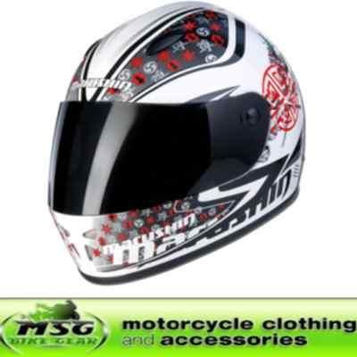 MARUSHIN 222 KEIKAN MOTORCYCLE HELMET SMALL W/B + FIT ROAD LEGAL 